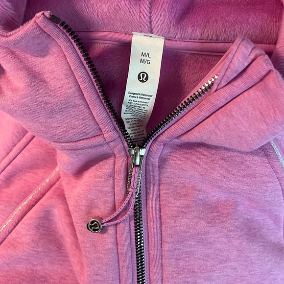 Lululemon PLUSH Scuba Oversized Half Zip Hoodie,so soft & warm, silver stitching - Picture 10 of 13